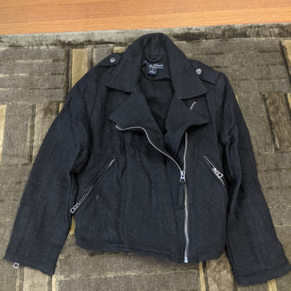 Black motojacket